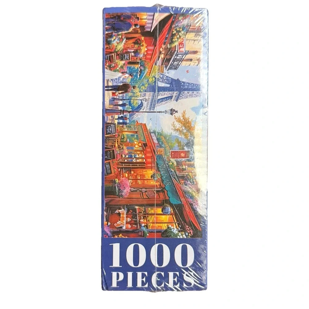 1000 Piece Jigsaw Puzzle 28x20Eiffel Tower, Paris, France Sealed Still, Unopened